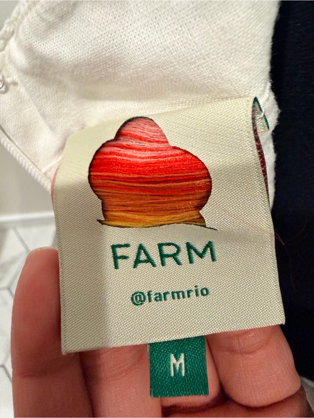 FARM Rio White Maxi Dress with Red & Green Floral Embroidery - Picture 4 of 9